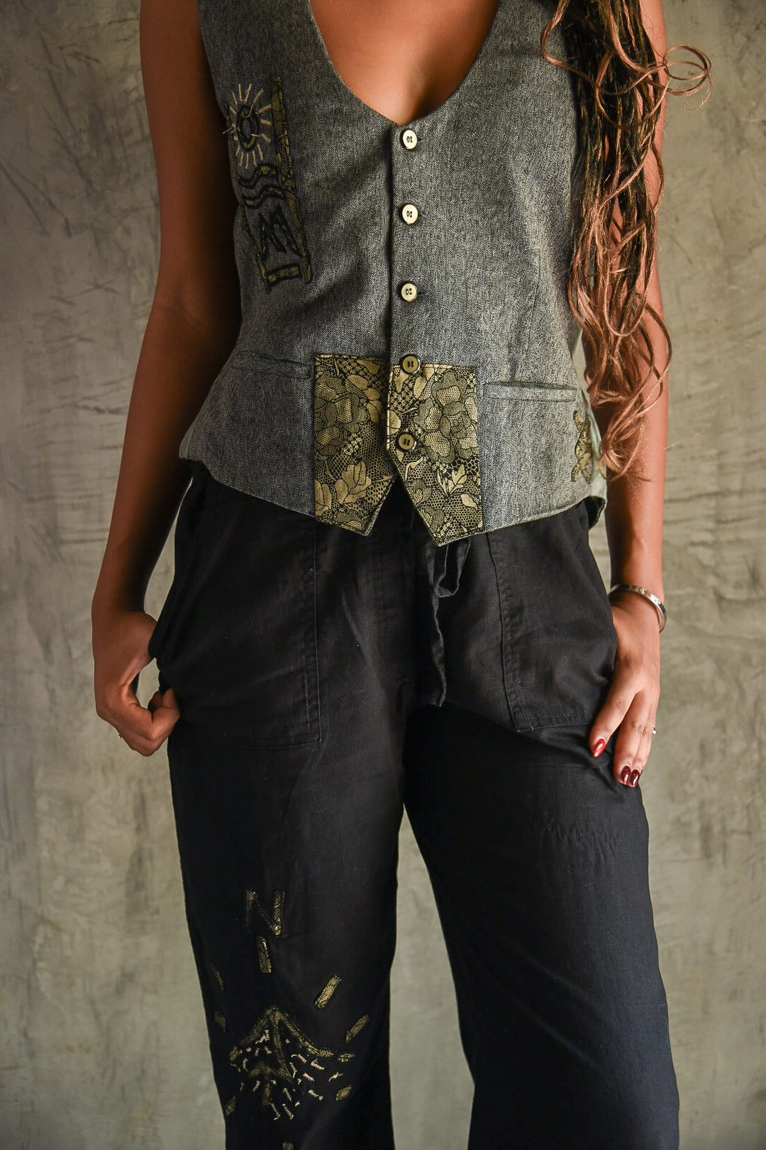The Adventure, Milima Woolen Waist Coat and Linen Pants